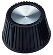 Rotary plastic knob